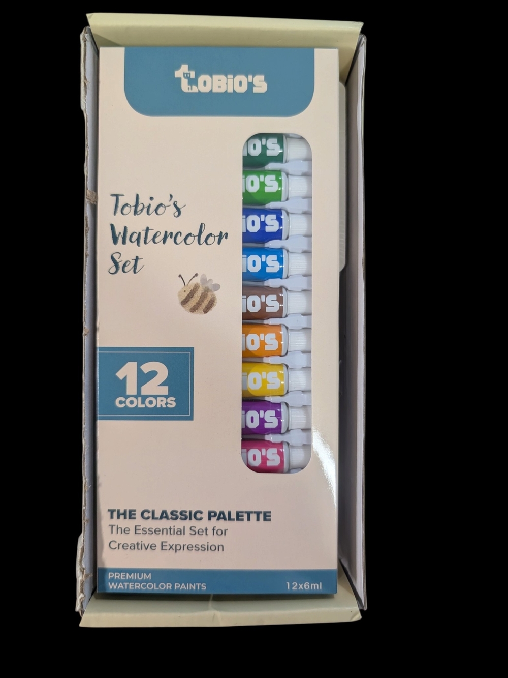 Tobio's 12-Color Watercolor Set - Assorted Colors